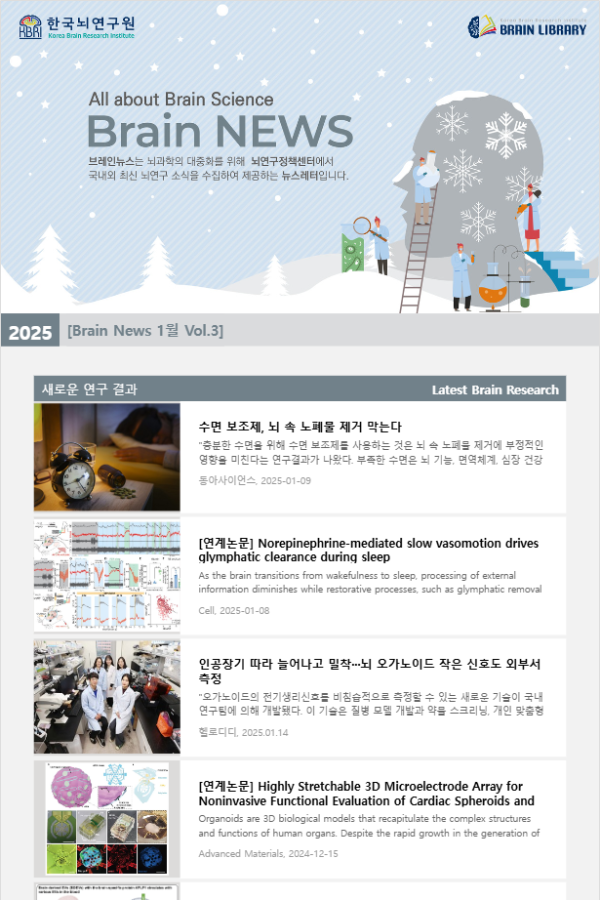 [Brain News 1월 Vol.3] 수면 보조제, 뇌 속 노폐물 제거 막는다