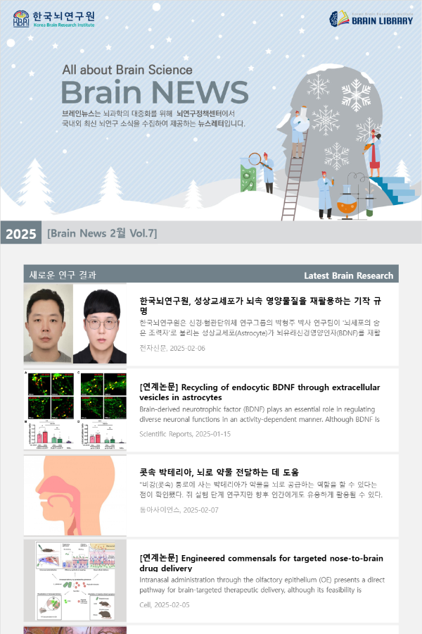 [Brain News 2월 Vol.7] 한국뇌연구원, 성상교세포가 뇌속 영양물질을 재활용하는 기작 규명