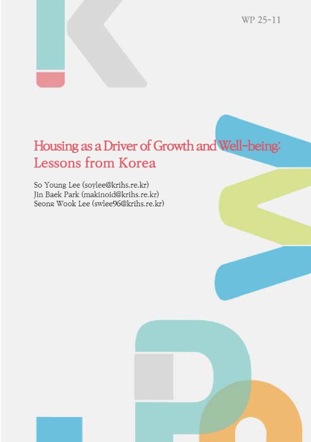 Housing as a Driver of Growth and Well-being: Lessons from Korea